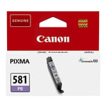 Canon Original 2107c001 Cli-581pb Photo Blue Ink Cartridge (1,660 Pages)