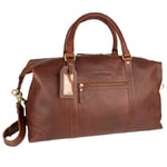 House Of Sajaco Weekendbag Brun skinn - Cognac