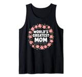 World’s Greatest Mom My Sweet Kid Bought Me This Mothers Day Tank Top