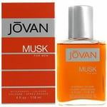 Jovan Musk For Men Eau de Cologne Aftershave 118ml - Brand New