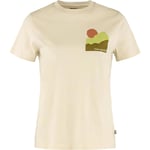 Fjällräven Womens Nature T-shirt (Vit (CHALK WHITE/113) Large)
