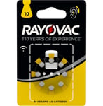 RAYOVAC Hörapparatsbatterier 10 8st