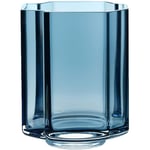Louise Roe Funki Light Asymmetric Vase 13 cm, Blå Munnblåst glass