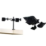 Fellowes Professional Series Dual Monitor Arm and Laptop Arm Accessory Bundle