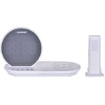 Blaupunkt - radio despertador fm/alarm/usb con carga inalámbrica CR85WH charge (CR85WH charge)