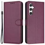 Samsung Galaxy S25 Plus / S24 Plus Plånboksfodral med handrem - Lila