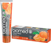 Biomed Citrus Fresh Natural Toothpaste with Fruit Essential Oils for Fresh and -