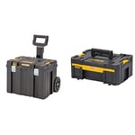 TSTAK™ 2.0 Mobile Storage Box & DeWalt DWST1-70705 T-Stak III Tool Storage Box with Drawer, Yellow/Black, 17.6 cm*44.0 cm*31.4 cm