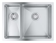 GROHE K700U | 1.5 bowl | Kitchen Sink - undermount, top mount or flush mount | included: waste kit, basket strainer waste, mounting set | stainless steel | 31576SD1