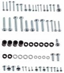 Fixing Kit for TV Wall Mount Brackets Various Screws Washers and Spacers 68pcs