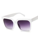 Sunglasses Square Sunglasses Women Transparent Frame Gradient Sun Glasses 11