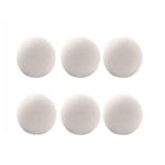 Torkbollar av ull 3 cm 6-pack Vit S
