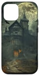 iPhone 13 Haunted Manor Gothic Spooky Halloween Bats Horror Case