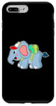 Coque pour iPhone 7 Plus/8 Plus Elephant Eleve Sac à dos Ecole