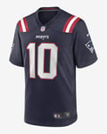 NFL New England Patriots (Mac Jones) Men's Game American Football Jersey