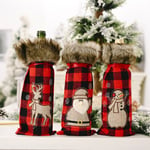 Christmas Wine Bottle Decor Deer Cover Clothes For New Ye A