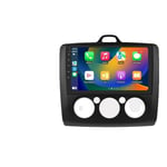 Carplay bil Android Radio, Apple Carplay-stöd, GPS-navigation, P1 Svart