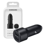 Original Samsung Dual USB Port 15W Car Charger  EP-L1100 Retail Box