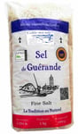 Sel De Guerande Celtic Sea Salt Fine 1000g (1kg) Pack of 3 NEW ECO PACKAGING