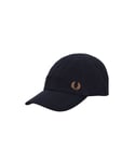 Fred Perry Mens Pique Classic Cap Navy/Dark Caramel - One Size