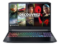 PC Portable Gaming Acer Nitro 5 AN515-57-75UC 15,6" Full HD 144Hz Intel Core i7 16 Go RAM 512 Go SSD Nvidia RTX 3070 Noir schiste + 1 mois d'abonnement Xbox Game Pass