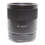 Sony Used FE 55mm f/1.8 ZA Zeiss Sonnar T* Lens