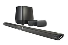 Polk Audio MagniFi MAX SR True 5.1 Home Theatre Sound Bar and Wireless Rear Surround Sound System - Black