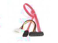 Gembird - Sata-Kabel - Serial Ata 150/300/600 - Sata-Kombination (Hona) Till 4 Pin Intern Effekt, Sata - 35 Cm