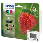 EPSON Bläck C13T29864012 29 Multipack, Jordgubbe