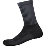 Shimano Clothing Unisex S-PHYRE Merino Socks; Black/Grey; Size L (Size 45-48)