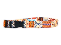 MATTEO Halsband plast spänne Boho 30-55 cm - hundhalsband