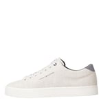 Tommy Hilfiger Baskets Homme Vulcanisées TH Hi Vulc Core Low Chambray Chaussures, Beige (Weathered White), 40 EU