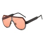 ZZOW Fashion Oversized Pilot Men Sunglasses Hollow Out Metal Frame Tinted Color Lens Eyewear Women Sun Glasses Shades Uv400