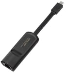 USB-C 3.1 til RJ45 Netværks Adapter - 2500 Mbps - Sort