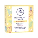 Shampoing Solide Nutrition & Éclat À L'huile De Coco Bio & Fleur De Safran Pour Cheveux Secs Laino - Le Shampoing Solide De 60g