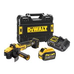 DEWALT MACHINES Meuleuse à vitesse variable 125 mm XR 18V DCG409VST1-QW ADVANTAGE 6Ah Li-Ion Brushless