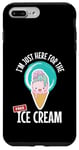 iPhone 7 Plus/8 Plus Just Here For the Free Ice Cream Lover Cute Eat Sweet Gift Case