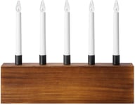 Albero Adventsljusstake Brun 41 cm