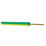 Rouleau de câble unipolaire 1,5 mm jaune et vert (200 mètres) H07V-K 750V (référence : 20193531)
