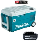 Makita DCW180 18V LXT Cordless Cooler & Warmer Box With 1 x 6.0Ah Battery