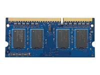 Hp - Ddr3 - Modul - 4 Gb - So Dimm 204-Pin - 1600 Mhz / Pc3-12800 - Ej Buffrad - Icke Ecc - För Probook 5330M, 6360B, 6460B, 6465B, 6560B, 6565B  Elitebook 2560P, 2760P, 8X60p, 8460W
