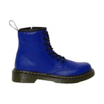 Dr Martens Boots Boys Girls Blue Side Zip Soft Rormario Leather Shoes 1460