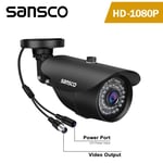 SANSCO HD 1080P CCTV Bullet Camera Home Outdoor Night Vision for Security System