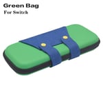 Bärbar väska för Nintendo Switch Förvaringsväska Hårdskaligt fodral för Nitendo Switch Lite NS Konsoltillbehör Reseväska Green for Switch