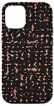 Coque pour iPhone 13 Motif or rose et noir élégant, moderne et élégant