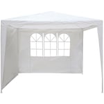 Toile blanche de remplacement pour tente de réception - Cloison de gazebo - 1.9 x 2.9 m