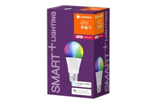 LEDVANCE SMART+ Classic - LED-glödlampa - form: A60 - E27 - 9 W - RGBW-lampa - 2700-6500 K