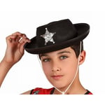 Hat Cowboy mand Sort