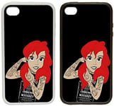 Toasted Merch Samsung S10 Tattooed Princess - Ariel | Clip on Phone Case Cover (Black Plastic Sides)