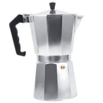 Tonysa 3/6/9/12 Cups Aluminum Italian Type Moka Pot Espresso Coffee Maker Stove for Office, Home, Restaurant, Cafe Use (450ML 9cups)